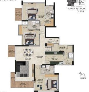 2 BHK-711 SqFt